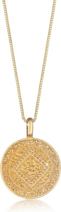 Immagine prodotto Elli mit Plättchen-Anhänger Vintage Look (Argento, 60 cm)