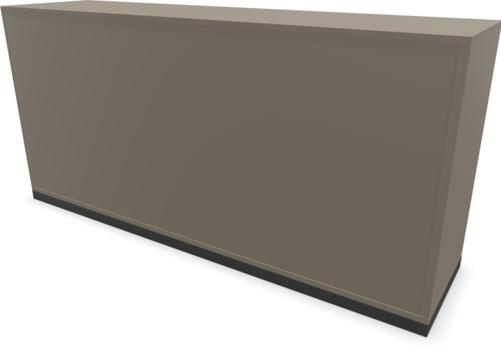 Actual product image Narbutas Choice sliding door cabinet (160 x 40 x 76 cm)
