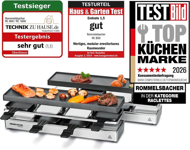 Produktbild Rommelsbacher Raclette Grill RC 1600
