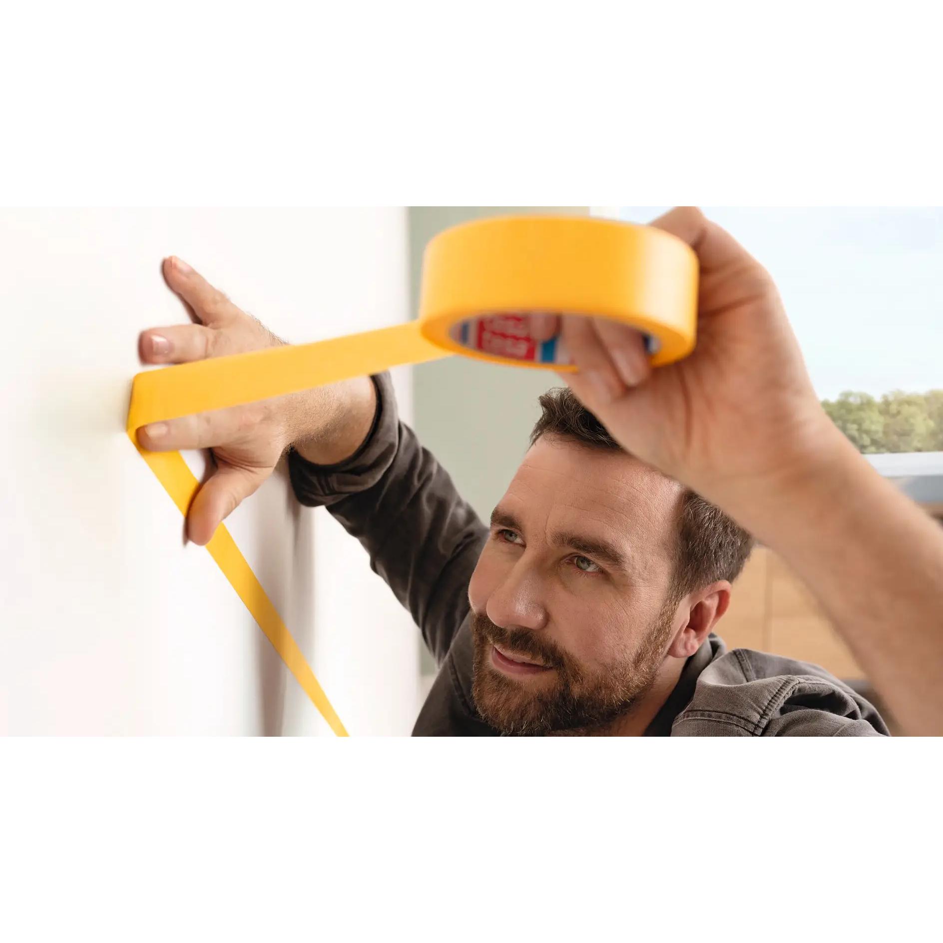 Thumbnail - tesa, Klebeband, Malerkrepp Perfect+, Abdeckklebeband für präzises Abkleben im Innenbereich (30 mm)