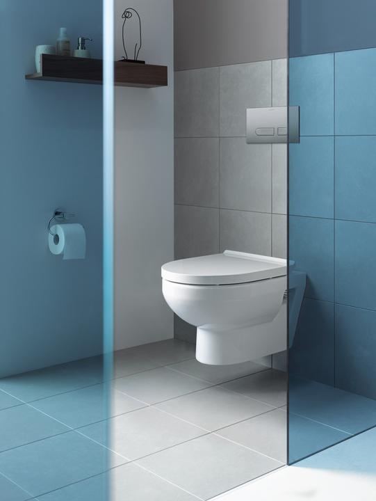 Actual product image Duravit Wall-hung WC DURASTYLE BASIC RIMLESS deep, 365x540mm HygieneGlaze white