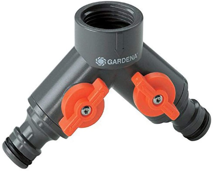 Actual product image Gardena Two-way valve (2 way distributor, Tap adaptor, Multi-coupling, 33.30 mm)