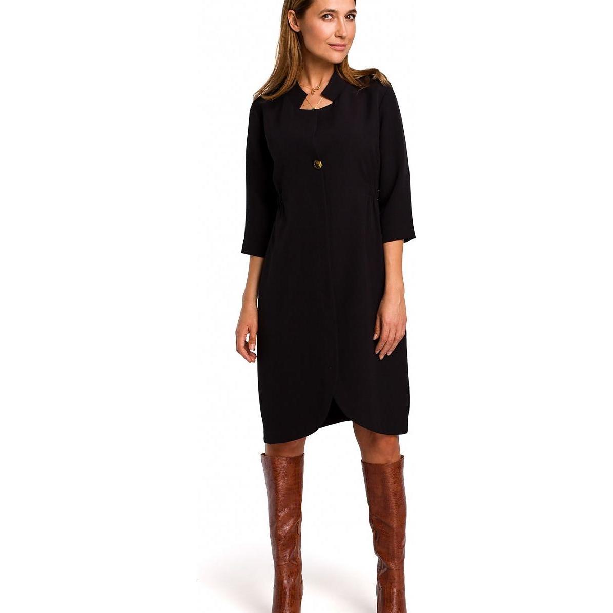 Stylove, Kleider, Alltagskleid, Schwarz, (XXL)