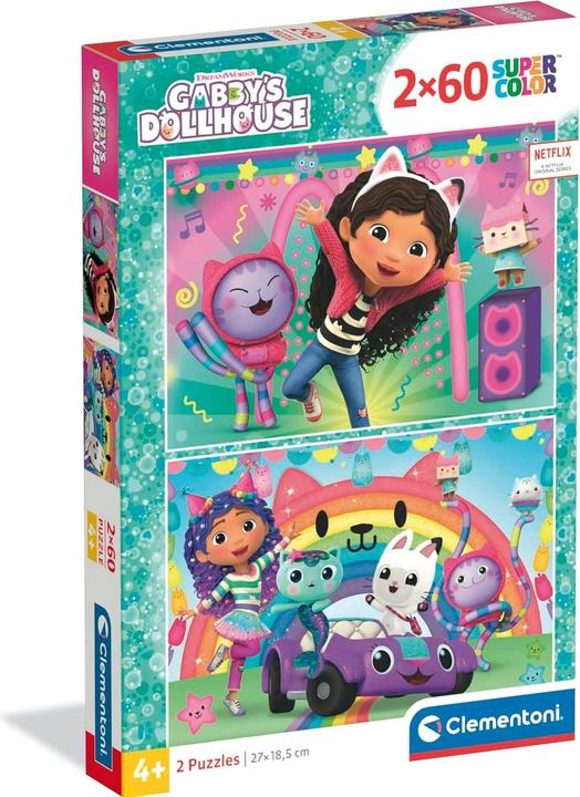 Image du produit Clementoni Puzzle Gabby's Dollhouse 2x60 pièces (120 pièces)