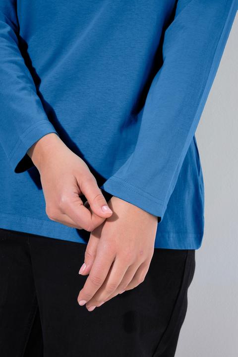 Produktbild Ulla Popken Shirt, Slim, Rundhalsausschnitt, Langarm (42, 44)