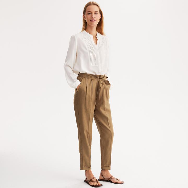 Produktbild Anne Weyburn Bluse mit rundem Ausschnitt und langen Ärmeln (52)