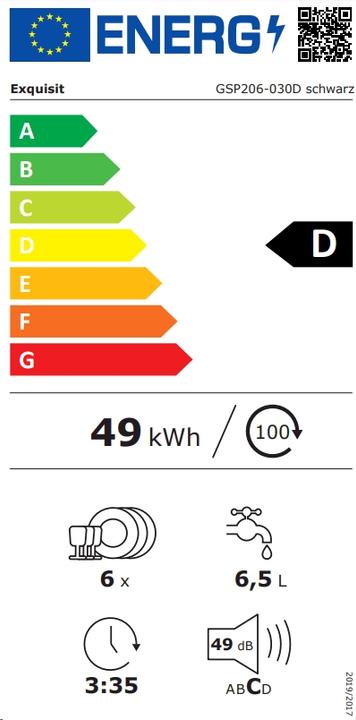 Energie-Label Exquisit GSP206-030D