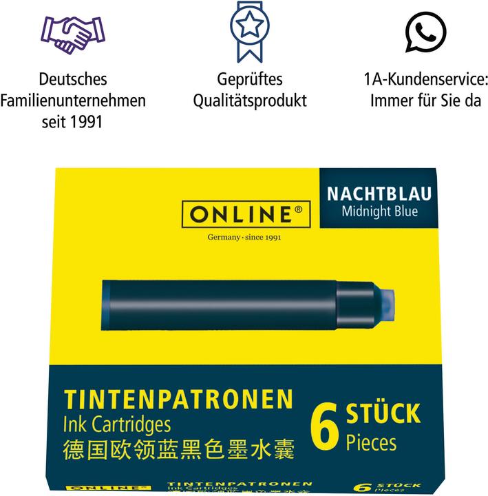 Image du produit Online Cartouches d'encre standard (6 pièce(s), Bleu)