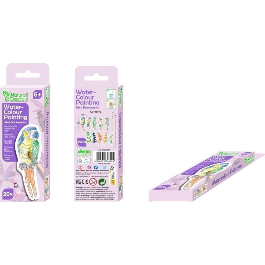 Avenir, Accessori scrivania, Lesezeichen - Vögel