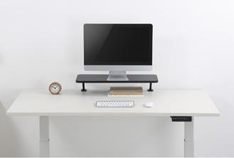 Image du produit Wp Support de moniteur, fixé au plateau de table, noir, métal