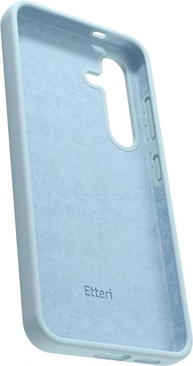 Actual product image Etteri Silicone case for Samsung Galaxy S24 Plus light blue (Samsung Galaxy S24+)