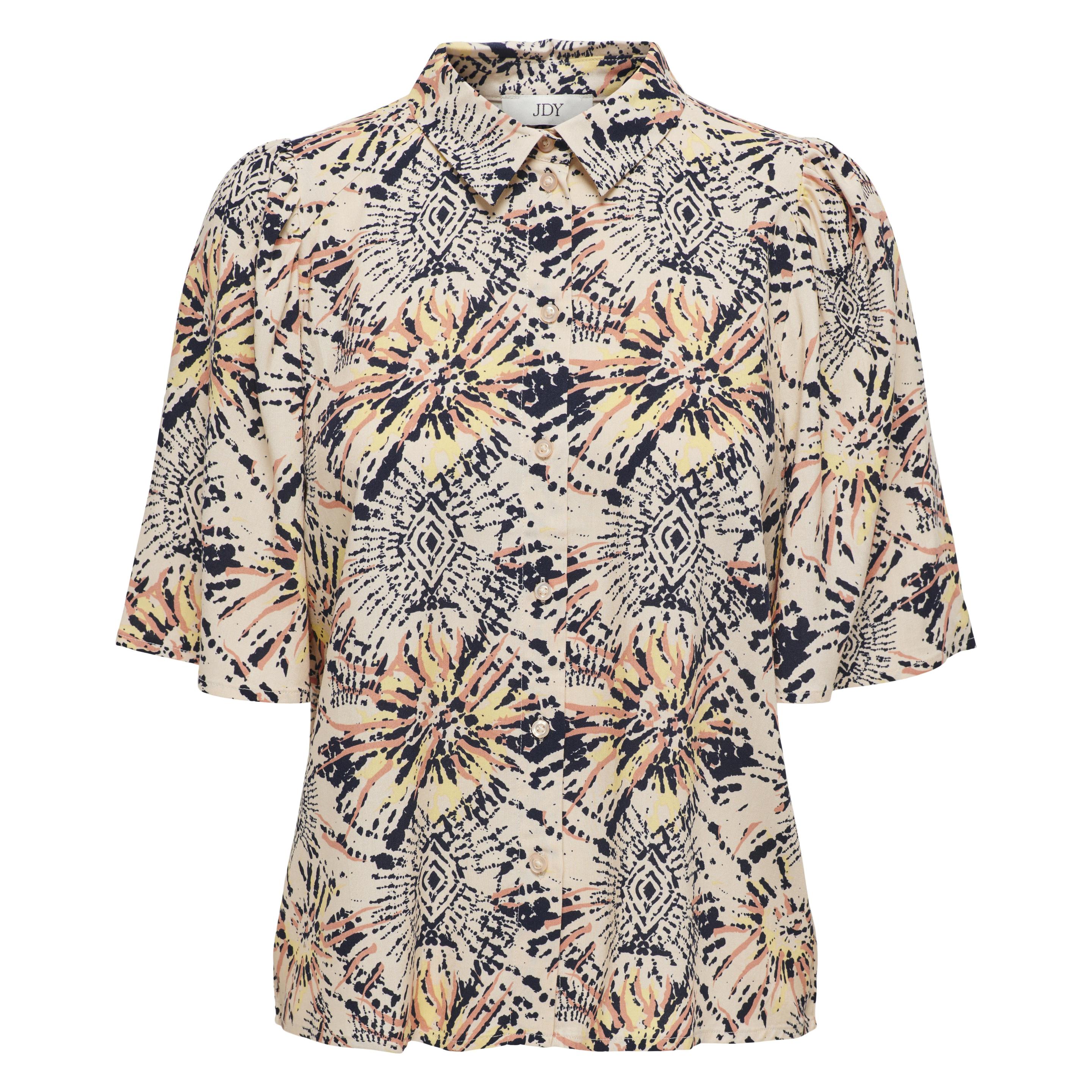 JdY, Damen, Hemden, Jdynaya Life 2/4 Shirt Wvn Exp, Weiss, (40)