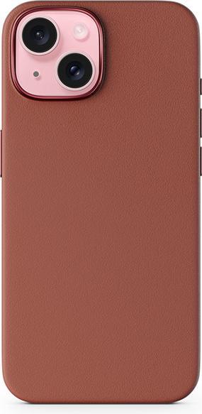 Actual product image Epico Mag+ Leather Case, iPhone 15 - Case, Brown (Apple iPhone 15)