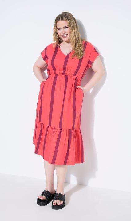 Produktbild Studio Untold Midikleid, A-Line, Musselin, Streifen (46, 48)