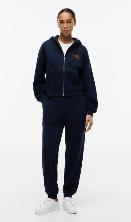 Produktbild Tommy Hilfiger Moderne Skript-Zip-Terry-Kapuzenpullover (L)