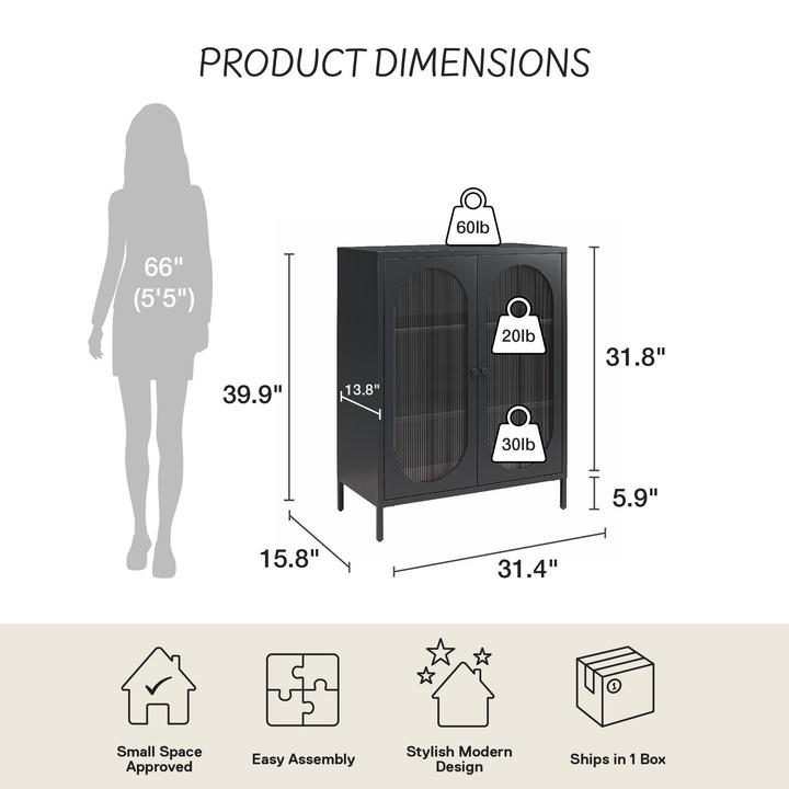 Image du produit Dorel Home Luna (80 x 40 x 102 cm)