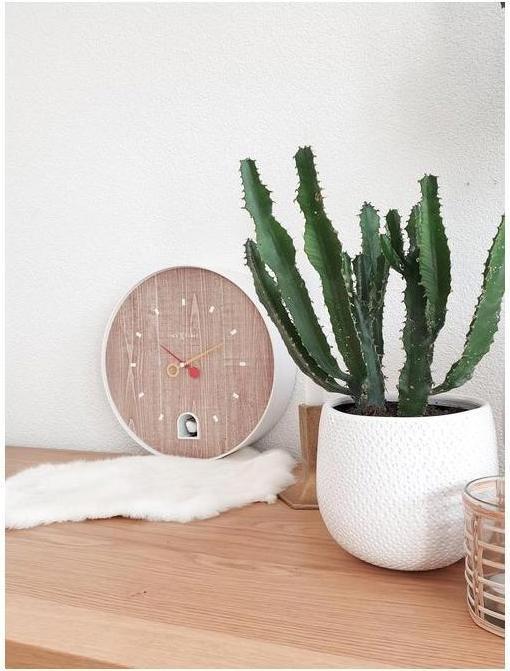 Image du produit Nextime Horloge murale Nightingale Blanc (30 cm)