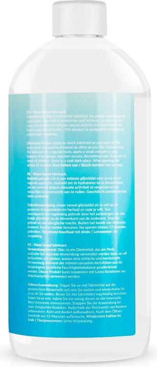 Actual product image EasyGlide Waterbased Lubricant (1000 ml)