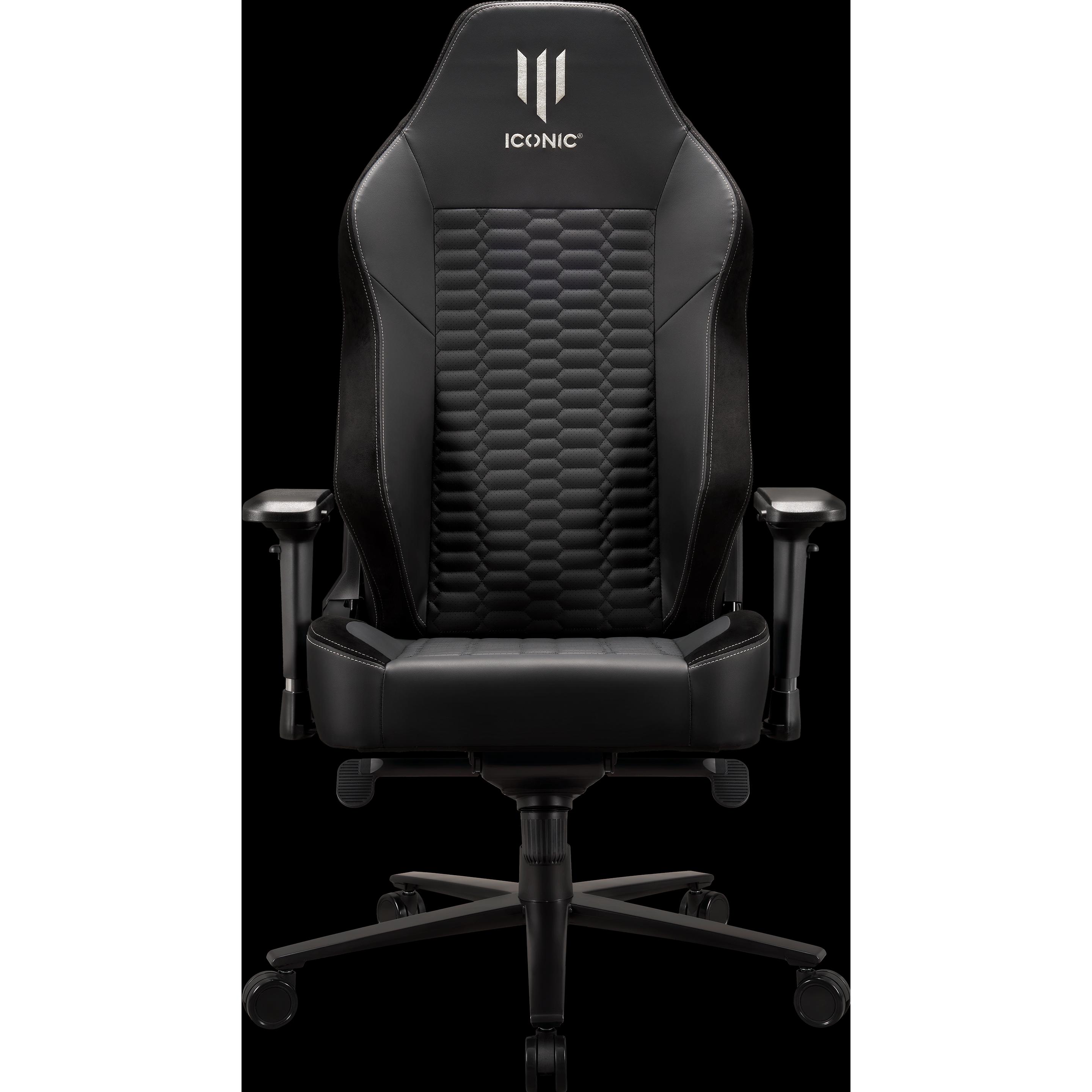 Subsonic Apollon Classic / Silver Ghost Black seat + Silver logo, Gaming Stuhl, Schwarz