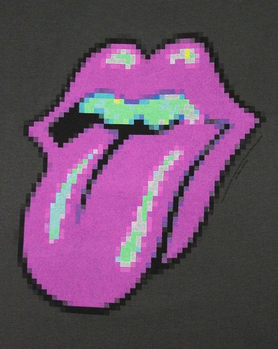 Actual product image Amplified Pixel Lick Tshirt (S)