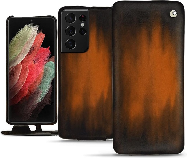 Actual product image Noreve Leather cover vertical (Samsung Galaxy S21 Ultra)