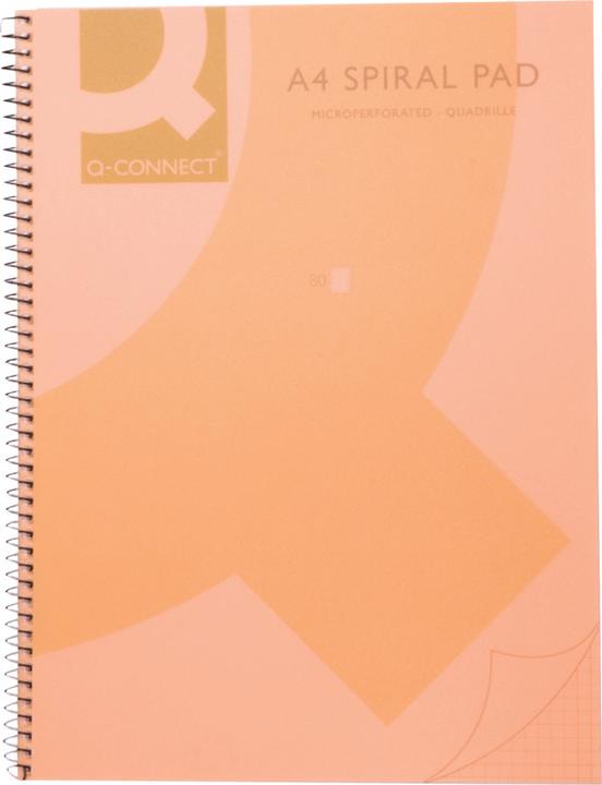 Produktbild Q-Connect Spiralheft (A4, Kariert)