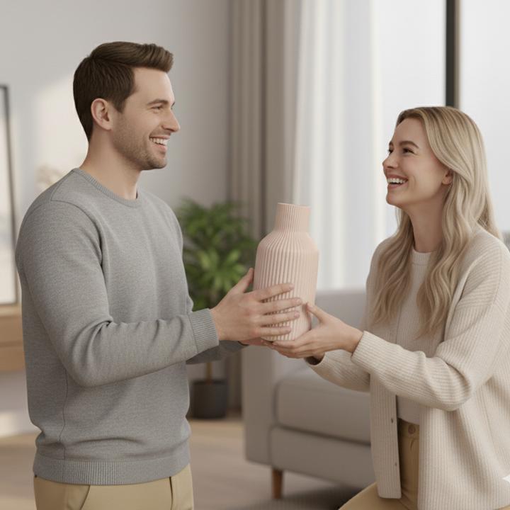 Actual product image Relaxdays Vase set (3 x, 9 x 9 x 20 cm)