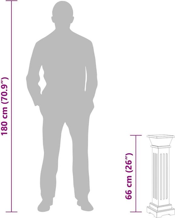 Actual product image vidaXL Pflanzenständer