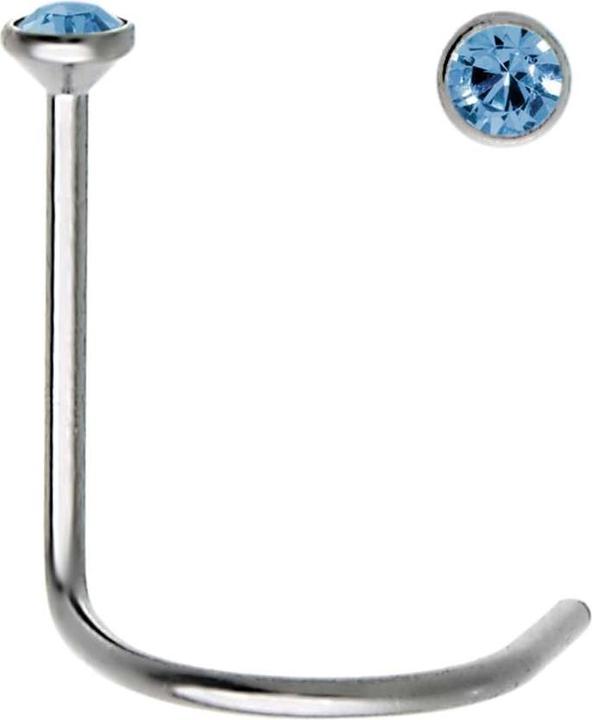 Produktbild Bijouteria Nasenpiercing (Edelstahl, Kristall)
