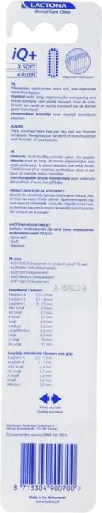 Actual product image Lactona IQ X Soft Toothbrush (Eye care pencil, Day)