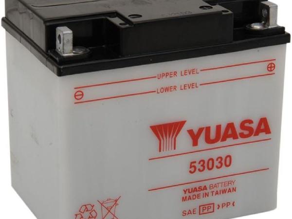Actual product image Yuasa Motorradbatterie 12V 30Ah 180A (12 V, 30 Ah, 180 A)