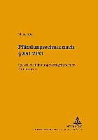 Produktbild Pfändungsschutz nach § 851 ZPO (Deutsch, Malte Abel, 2005)