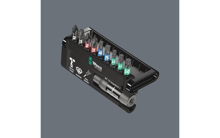 Actual product image Wera Bit-Check 10 Impaktor 1 (25.4 / 4 mm)