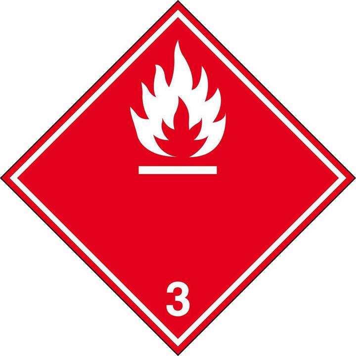 Actual product image Brady Labels for the transport of dangerous goods - Flammable liquids