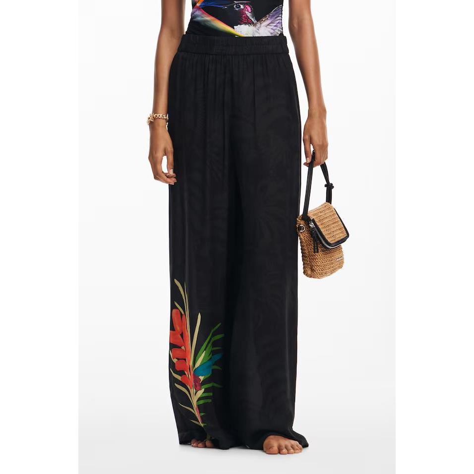 Thumbnail - Desigual, Damen, Hosen, Colibri, Schwarz, (M)