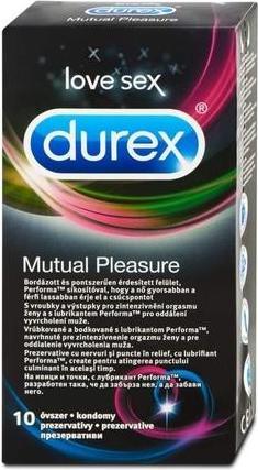 Actual product image Durex Mutual Pleasure Condoms 10 pcs (10 pcs.)