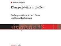 Produktbild Klangprojektion in die Zeit (Deutsch, Marcos Mesquita, 2010)