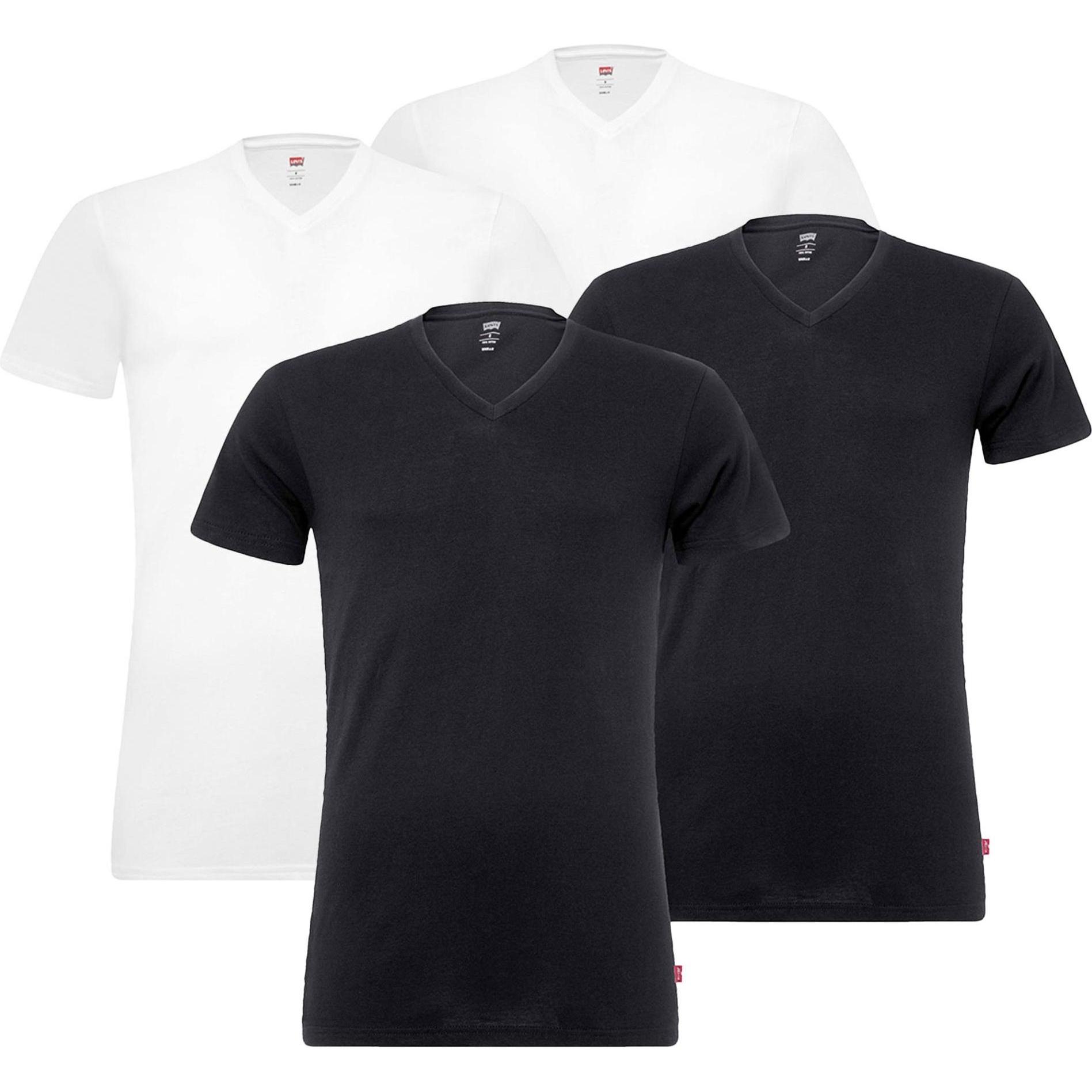 Levis, Herren, Shirt, T-Shirt Casual Bequem sitzend, Weiss, (L)