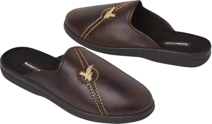 Immagine prodotto Atlas For Men Pantofole da uomo foderate in pile (38.5)