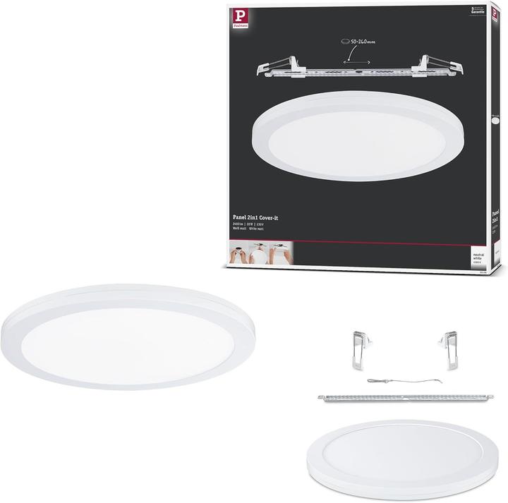 Actual product image Paulmann Built-in panel 2in1 Cover-it (1800 lm)
