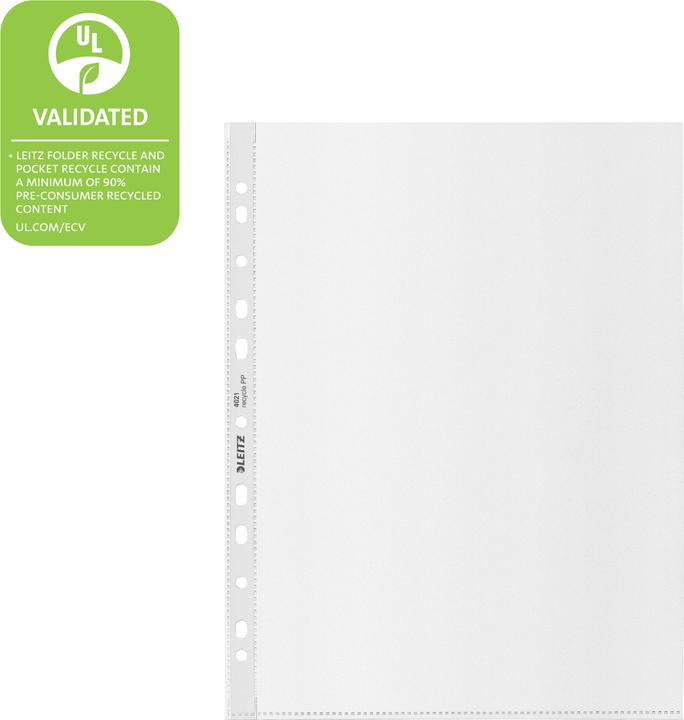 Image du produit Leitz Montrez vos sacs Recycler (A4, 25x)
