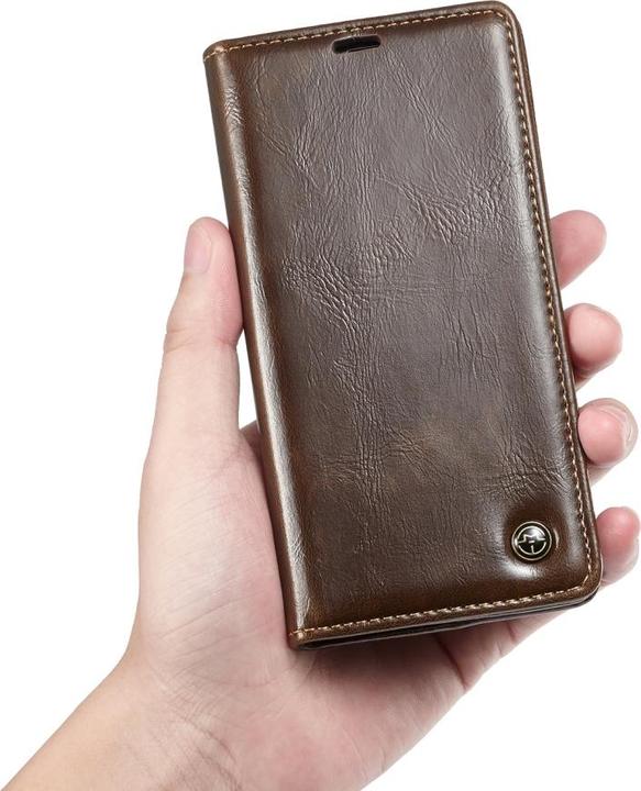 Produktbild Caseme Apple iPhone XS Classic Leder Case Karten Hülle Etui (Apple iPhone XS)