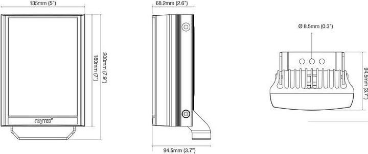 Produktbild RayTec W-LED Strahler VAR2-IPPOE-W8-1