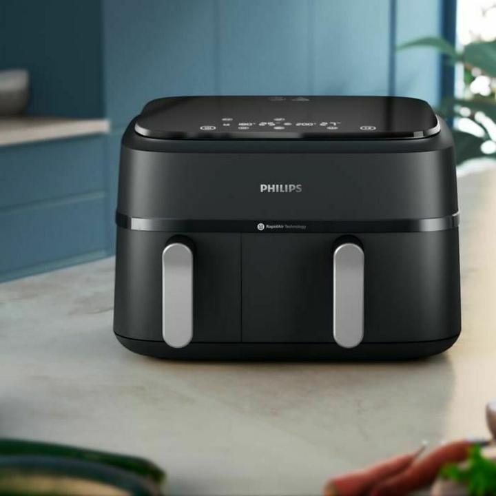 Productafbeelding Philips Airfryer met twee korven 9 L (NA351/00)