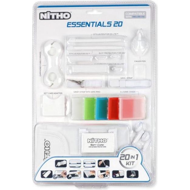 Nitho DSI Essentials 20 Pack Accessories, Altri accessori gaming