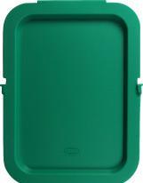 Produktbild Tontarelli Moda Mülleimer mit Griff 24l grün/schwarz (24 l)