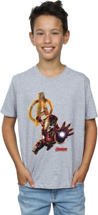 Actual product image Boys Iron Man Pose T-Shirt (116)