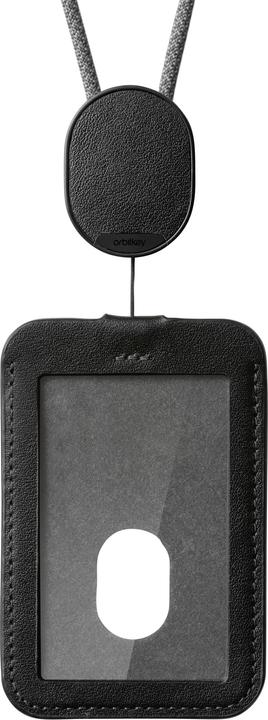 Actual product image Orbitkey ID Card Holder with Lanyard, black
