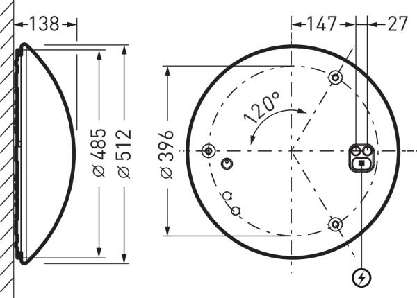 Produktbild Trilux LED-Leuchte (3000 lm)