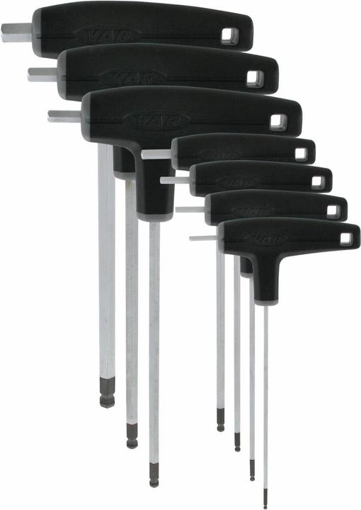 VAR SET TÊTE SPHÉRIQUE FEMELLE 6 PANS AVEC POIGNÉE 2-8 CL-18100-02/08